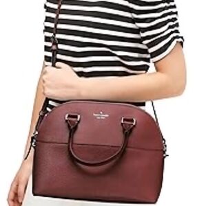 Kate Spade Grove Street Carli Leather Crossbody Bag Purse Satchel Shoulder Bag.